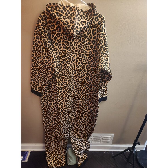 Savage X Fenty Forever Savage Hooded Jumpsuit Suga Beige Prowl Print Size 18/20 - Picture 6 of 10